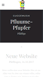 Mobile Screenshot of pfluume-pfupfer.ch